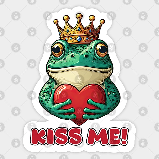 Frog Prince 74 Sticker by Houerd